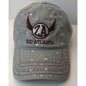 Atlanta Zoo Hat – Gray Star Bling One Size Zoo Atlanta Womens